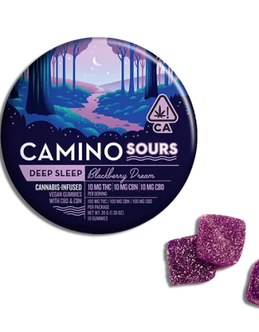 Camino Sours Blackberry Dream 10:10:10 Gummies