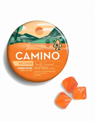 Camino Freshly Squeezed CBG Recover Gummies
