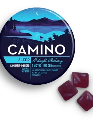 Camino Midnight Blueberry Sleep Gummies