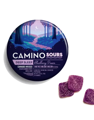 Camino Sours Blackberry Dream Deep Sleep Gummies