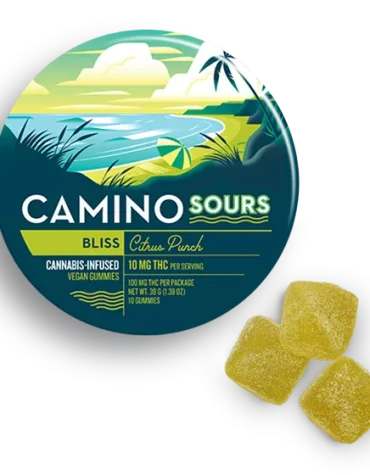 Camino Sours Citrus 10mg Bliss Gummies