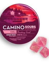 Camino Sours Strawberry Sunset Chill Gummies