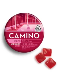Camino Wild Cherry Excite Gummies